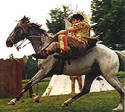 Stuntshow - Stunts auf und mit dem Pferd - Voltigieren